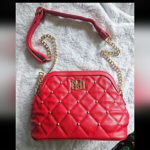 Badgley Mischka Red Crossbody Bag